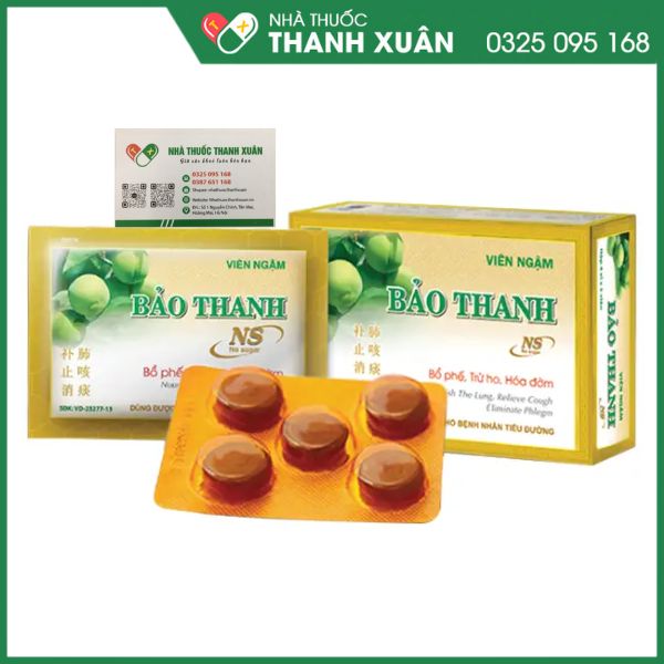 Viên ngậm ho bổ phế Bảo Thanh NS